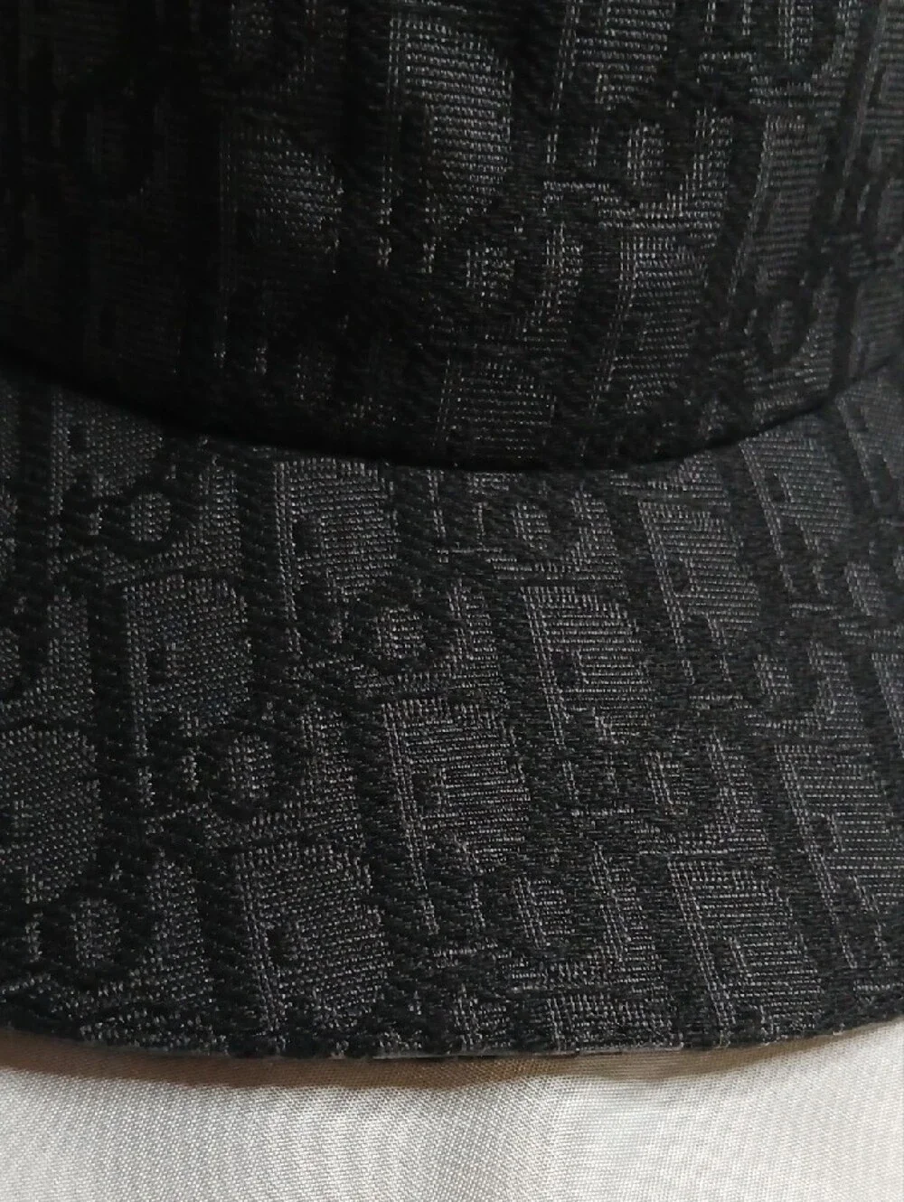 Dior Black Monogram Baseball Cap